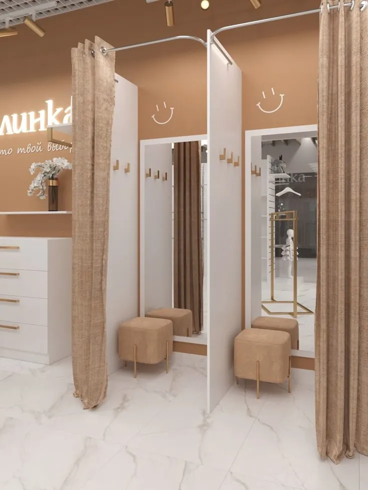 The CRYSTAL Fashion Room styled for a boutique campaign