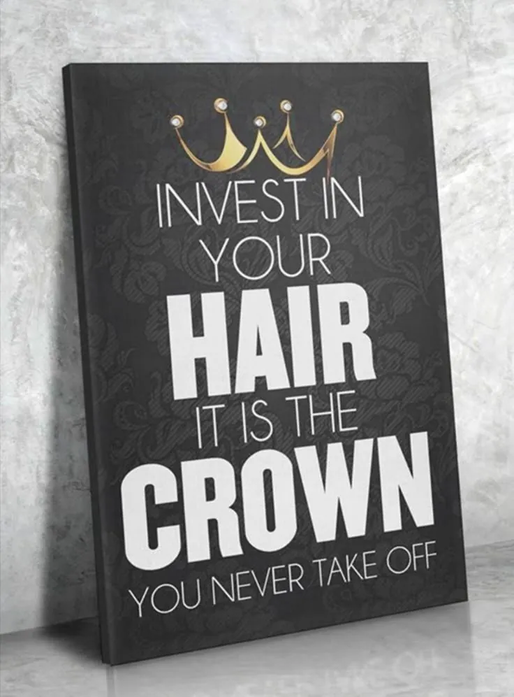 Campaign flyer: your hair is your crown